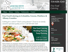 Tablet Screenshot of georgiarayscatering.com